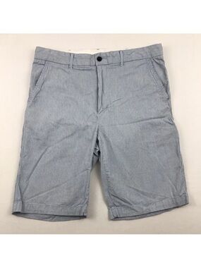 Perry Ellis Mens Folio-Flex Golf Shorts Size 36 Blue Striped